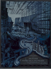 2005 Shellac - Minneapolis Concert Poster by Aaron Horkey/Burlesque