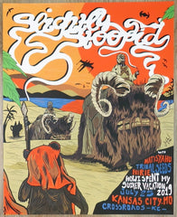 2019 Slightly Stoopid - Kansas City Silkscreen Concert Poster by Joao Gabriel