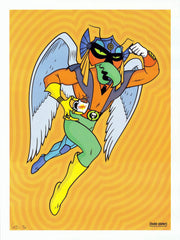2012 Space Ghost vs. Aqua Teen Hunger Force - Art Print by Todd Slater