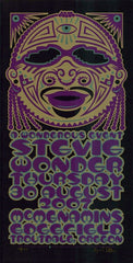 2007 Stevie Wonder - Troutdale Silkscreen Concert Poster by Gary Houston