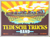 2023 Tedeschi Trucks Band - SPAC Silkscreen Concert Poster by Ivan Minsloff