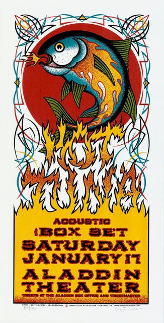 2003 Hot Tuna - Portland Silkscreen Concert Poster by Gary Houston