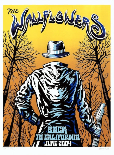 2004 Wallflowers - Back to California Summer Tour Poster by Emek