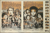 2009 "The Warriors" - Uncut Silkscreen Movie Poster by Tyler Stout