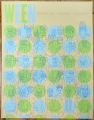 2008 Ween - Ft. Lauderdale Silkscreen Concert Poster by Todd Slater