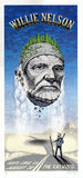 2006 Willie Nelson - Santa Cruz Silkscreen Concert Poster by Emek