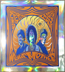 2007 Wolfmother - London Foil Variant Concert Poster by Justin Hampton