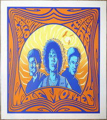 2007 Wolfmother - London Silkscreen Concert Poster by Justin Hampton
