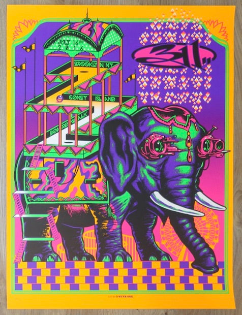 2016 311 - Brooklyn Silkscreen Concert Poster by Munk One