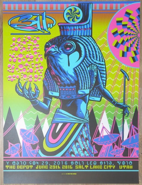 2016 311 - Salt Lake City I Silkscreen Concert Poster by Munk One