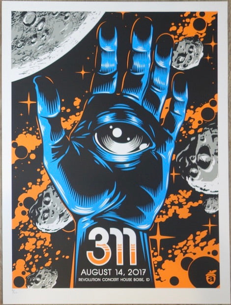 2017 311 - Boise Silkscreen Concert Poster by Acorn