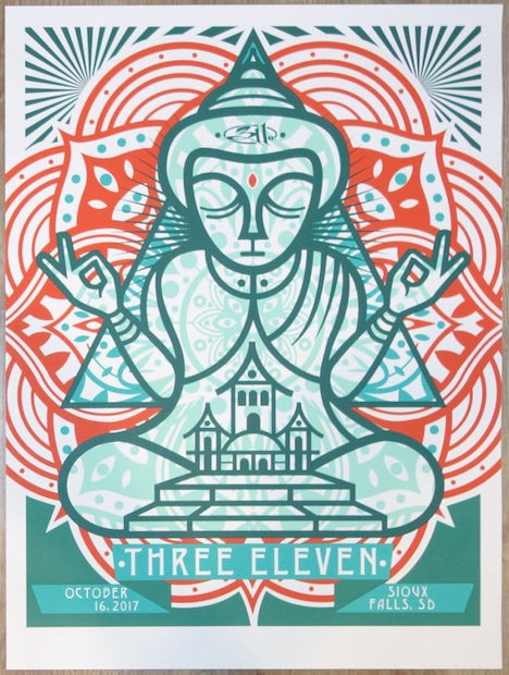 2017 311 - Sioux Falls Silkscreen Concert Poster by Don Pendleton