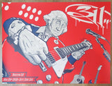 2018 311 - Bristow Silkscreen Concert Poster by Darin Shock