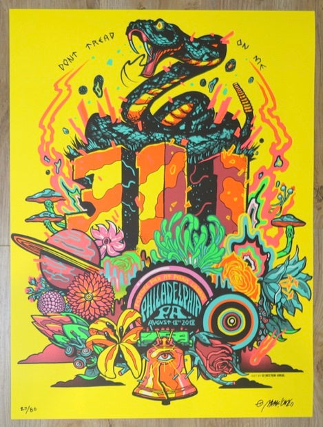 2018 311 - Philadelphia Silkscreen Concert Poster by Munk One