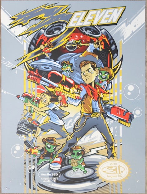 2019 311 - Austin Silkscreen Concert Poster by Dayne Henry Jr.