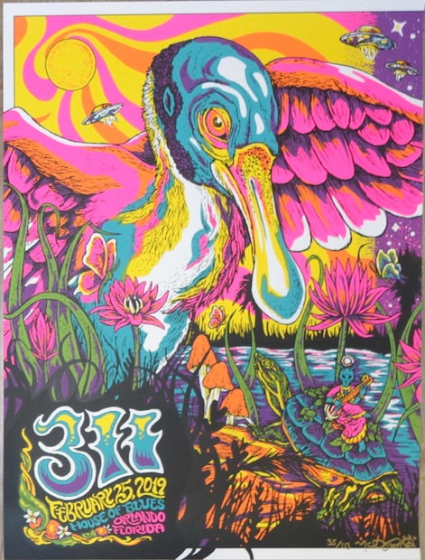 2019 311 - Orlando I Silkscreen Concert Poster by Nathaniel Deas