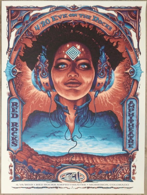 2019 311 - Red Rocks Silkscreen Concert Poster by N.C. Winters