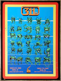 2020 311 - Boise/Reno Silkscreen Concert Poster by Joey Feldman
