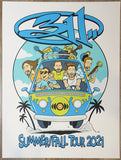 2021 311 - Summer/Fall Tour Silkscreen Concert Poster by Brandon Heart