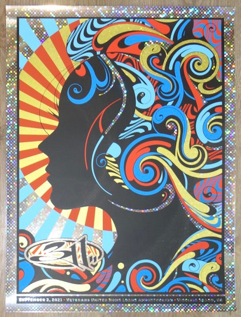 2021 311 - Virginia Beach Dots Foil Variant Concert Poster by Nate Duval