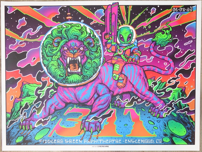 2022 311 - Englewood Silkscreen Concert Poster by Munk One