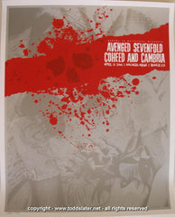 2006 Coheed & Cambria w/ Avenged Sevenfold Poster by Todd Slater