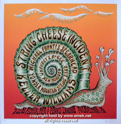 2005 Big Summer Classic - Philadelphia Red Variant Poster - Emek