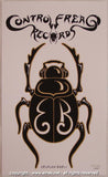2007 Erykah Badu - CFR Scarab Beetle Silkscreen Handbill by Emek