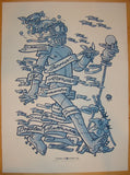 2007 Band of Horses Silkscreen Concert Poster by Guy Burwell