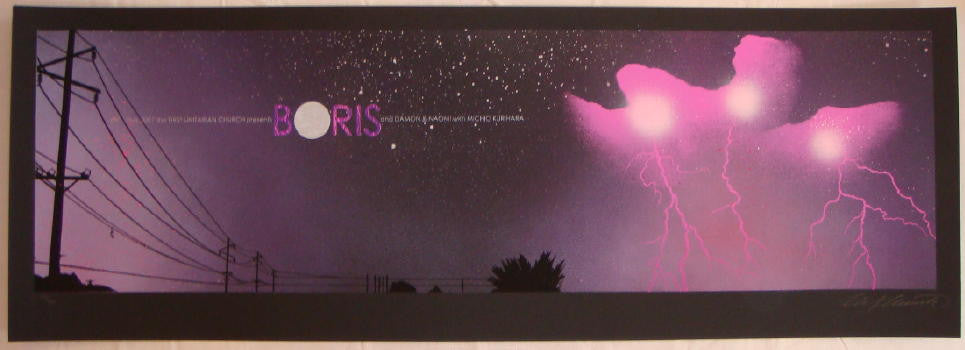 2007 Boris - Silkscreen Concert Poster by Michael Munter