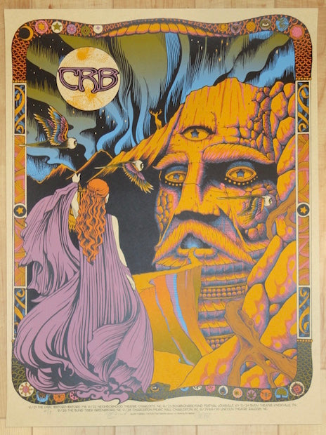 2017 Chris Robinson Brotherhood - Late September Silkscreen Concert Poster by Forbes/Mattisson