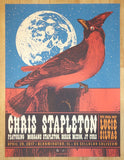 2017 Chris Stapleton - Bloomington Silkscreen Concert Poster by Status Serigraph