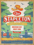 2017 Chris Stapleton - Bristow Silkscreen Concert Poster by Matt Fleming