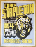 2017 Chris Stapleton - Grand Rapids Silkscreen Concert Poster by Mike King