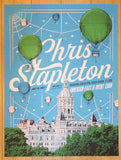 2017 Chris Stapleton - Hartford Silkscreen Concert Poster by Jose Garcia