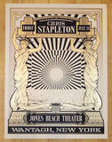 2017 Chris Stapleton - Wantagh Silkscreen Concert Poster by Aaron Von Freter