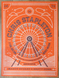 2018 Chris Stapleton - Darien Silkscreen Concert Poster by Jose Garcia