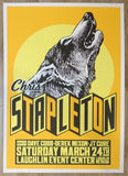2018 Chris Stapleton - Laughlin Silkscreen Concert Poster by Mike King