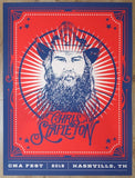 2018 Chris Stapleton - Nashville Silkscreen Concert Poster by Jose Garcia