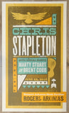 2018 Chris Stapleton - Rogers Letterpress Concert Poster by Brad Vetter