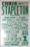 2019 Chris Stapleton - Charleston Letterpress Concert Poster by Tribune Showprint