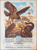 2021 Chris Stapleton - Orange Beach Silkscreen Concert Poster by Zeb Love