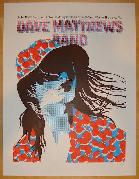 2005 Dave Matthews Band - West Palm Concert Poster by Methane