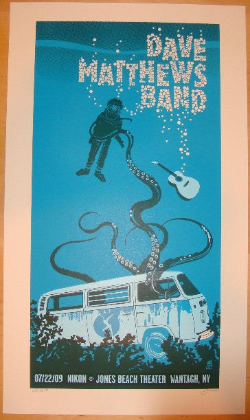 2009 Dave Matthews Band - Jones Beach II Poster by Methane
