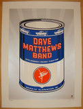 2010 Dave Matthews Band - Clarkston Concert Poster by Methane