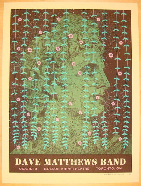 2013 Dave Matthews Band - Toronto Concert Poster by Methane