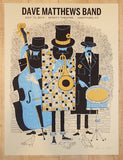 2014 Dave Matthews Band - Hartford II Silkscreen Concert Poster by Methane