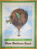 2015 Dave Matthews Band - Mansfield Silkscreen Concert Poster by Nate Duval