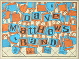 2015 Dave Matthews Band - Paris Silkscreen Concert Poster by Methane