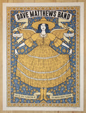 2016 Dave Matthews Band - Clarkston Silkscreen Concert Poster by Methane
